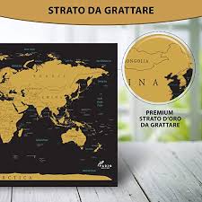 Looking at a world map tells us the depth and shallowness of our knowledge about our world, at the same time. Premium Scratch Off World Map Amazon Co Uk Office Products