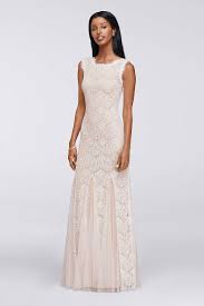 Long Mermaid Trumpet Casual Wedding Dress Betsy And Adam Lace Dress Long Casual Wedding Dress Lace Dress