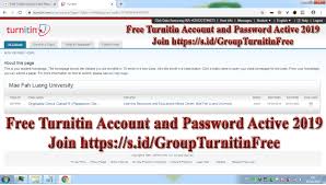 • you will then be taken to a page where you will be asked to fill out your information. Free Turnitin Account And Password Active 2019 Detikforum