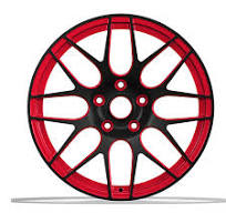 Universal car rims 5 holes machined lip monoblock forged ...