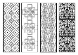 A set of 3 floral bookmarks to color! Free Printable Bookmarks For Adult Colouring Hodgepodgedays