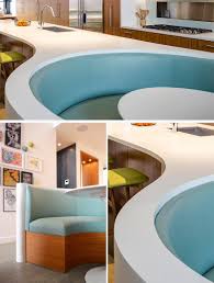 Maybe you would like to learn more about one of these? This Kitchen Island Was Combined With A Seating Area On One End