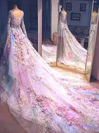 Imagem De Dress Pink And Flowers Gowns Wedding Dresses Dresses