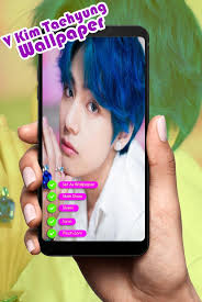 Kim tae hyung atau yang lebih dikenal dengan nama v merupakan salah . Wallpaper V Kim Taehyung Cute For Android Apk Download
