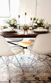 Chairs With Casters Dining Eames Dining Chair Decor Dining Room Inspiration