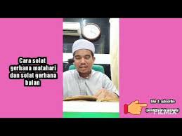 Saat gerhana, bulan berada segaris dengan matahari dan bumi, menghalangi cahaya matahari secara langsung. Siri 1 Kuliah Maghrib Cara Solat Sunat Gerhana Matahari Dan Gerhana Bulan Youtube