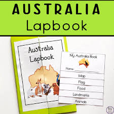 Mit hilfe der vorlagen lässt sich ein lapbook im format din a3 erstellen. Australia Lapbook Simple Living Creative Learning