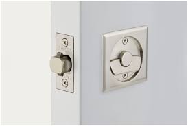 Your front door has to offer curb appeal, keep your home safe and warm, fit your home's style withstand natural elements. Emtek 2135us15 Satin Nickel Square Tubular 2 1 2 Privacy Pocket Door Lock Handlesets Com