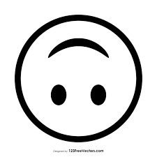 Upside Down Face Emoji Outline Clipart Emoji Coloring Pages Emoji Tattoo Emoji