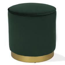 Pricing, promotions and availability may vary by location and at target.com. Novogratz Azalea Small Round Ottoman Forest Green With Gold Base Walmart Com Walmart Com