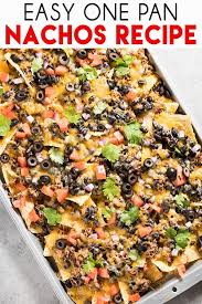 Easy Nachos The Salty Marshmallow Recipe Easy Nachos Nachos Recipe Easy Nachos Recipe Beef