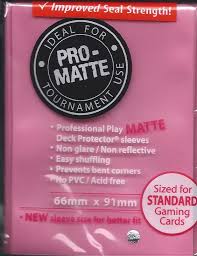 However, if you have choosy sleeve taste, then i'd look somewhere else. 50 Ultra Pro Pro Matte Deck Protector Card Sleeves Magic Standard 84189 Brown Trading Cards Scribeemr Sport Trading Cards