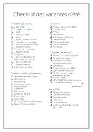 Bienvenue sur le blog de vacances de madame vacances. Check List Vacances Check List Vacances Liste De Vacances Organisation De La Maison