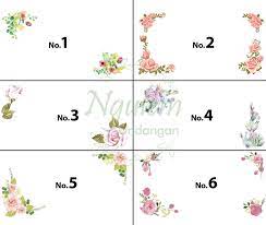 Tetapi secara umum yang sering dipakai di indonesia label ukuran 103, 121, 104, dan juga 107. Jual Label Nama Motif Bunga Print Kab Sumedang Ngulem Undangan Tokopedia