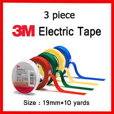 3m Electric Tape Temflex 90 00 Applications Primary Electrical Insulation For All Wire And Cable Splices And Rep Double Sided Tape Adhesive Tape Tapes