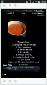 Tomato Soup Slimming World World Recipes Slimming World Diet Vegan Slimming World
