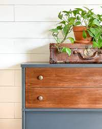 Enjoy free shipping on most stuff, even big stuff. Queenstown Gray And Wood Mid Century Modern Dresser Makeover Little House Of Four Creating A Beautiful Home One Thrifty Project At A Time Queenstown Gray And Wood Mid Century Modern