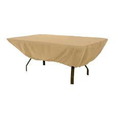 Shop for patio table covers in shop by style. Classic Accessories Terrazzo Rectangular Patio Table Cover 58242 Ec The Home Depot