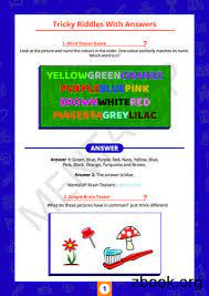 Interview brain teasers questions with answers _ genius puzzles.pdf. Tricky Riddles With Answers Mentalup Free Download Pdf