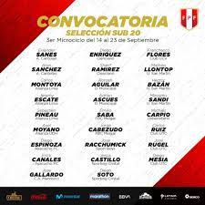 El entrenador argentino se prepara para un nuevo periplo con la selección suramericana. Sin Yuriel Celi Lista De Convocados Para El Tercer Microciclo De La Seleccion Peruana Sub 20