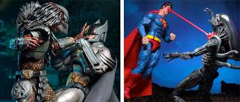 Based on the 1994 arcade game alien vs predator arachnoid alien stands about 9 inches tall with over 30 points of articulation features: Cool Stuff Superman Vs Aliens And Batman Vs Predator Action Figures Coming From Neca Film