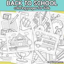 The website for kids' coloring pages, videos and leisure activities. Back To School Coloring Pages For Kids Itsybitsyfun Com