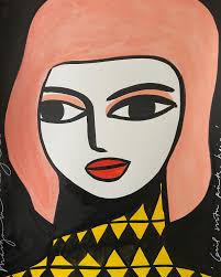 Girl with pink hair. #art #margate #margoinmargate