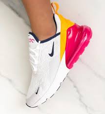 Nike Air Max 270 Shoes White Yellow Red Red Nike Shoes Red Nike Shoes Womens All Red Nike Shoes