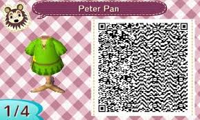 Everything New Leaf Peter Pan By Starr Animal Crossing Qr Animal Crossing Qr Codes Animal Crossing