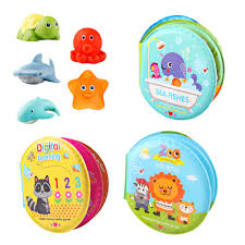 Baby bathing & grooming supplies └ baby essentials all categories food & drinks antiques art baby books, comics & magazines business cameras cars, bikes, boats clothing, shoes & accessories coins collectables computers/tablets & networking crafts dolls, bears electronics gift. Dx Da Xin Baby Bath Book Toy Kids Squirt Bath Toys With Early Education Bath Books Waterproof Learning Bath Time Toys For 1 3 Year Old Toddlers Infant Boys Girls Buy Online In