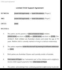 The un convention on the rights of the child is a comprehensive, internationally binding agreement on the rights of children, which was adopted by the united nations general assembly in 1989. Child Support Agreement Template To Document Arrangements
