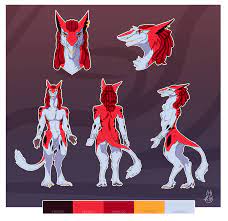 Sergal Ref Weasyl Cartoon Animals Furry Art Furry