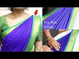 How To Pleat Saree Pallu In Tamil Wearing 2 Different Easy Methods Saree Pleating Tricks In Tamil Youtube Saree Hair Style On Saree Indian Bridal Sarees