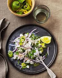 Ceviche De Loup Pour 6 Personnes Recettes Elle A Table Recette Ceviche Recettes De Cuisine Ceviche