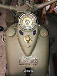 Dash With Speedo Harley Bikes Army Motorcycle Harley Davidson Wla