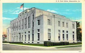 U S Post Office Alexandria La With Images Art Deco Society Chicago Art Vintage Art Deco