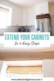 How I Closed The Space Above My Cabinets Diy Projects To Improve Your Home Kitchen Projects Decor Tutorials