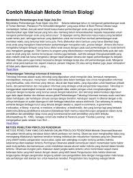 Oleh dosen pendidikan 2 diposting pada 31122020. 14 Contoh Makalah Metode Ilmiah