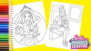 Go team roberts in its 4th and 5th season). Coloring Barbie Princess Adventure Barbie In Plane Adventure Dream House Coloring Book Youtube
