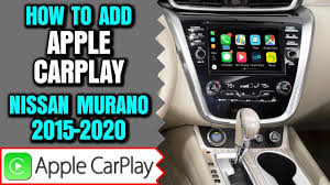 Nissan Murano Apple Carplay How To Add Apple Carplay To Nissan Murano Video Interface Navtool Youtube