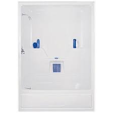 Check spelling or type a new query. Maax Aspen Tub Shower With Left Hand Drain 1 Piece Acrylic White 60 In X 32 In X 85 In 101023000001001 Rona