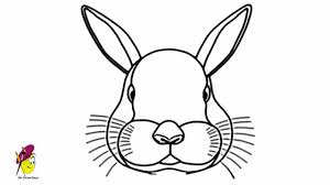 Now add the bunny rabbit's face and eyes. Bunny Drawing How To Draw A Bunny Face Youtube