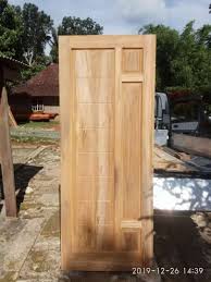 Harga daun pintu jati 80*3'5*200. Promo Sepesial Kusen Pintu Minimalis Kayu Jati Mebel 765861553