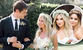 The couple each posted bittersweet photos of themselves cradling their little girl. Ashley Tisdale Marries Christopher French In Secret Wedding Daily Mail Online