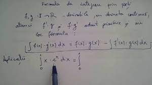 Sa se calculeze folosind metoda integrarii prin parti: Integrarea Prin Parti Formula Exemplu Youtube
