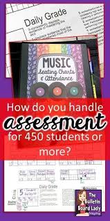 Music Assessments With Seating Charts Clase De Musica