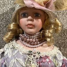 Porcelain blonde doll