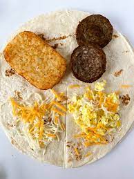 Breakfast Tortilla Wraps With Step By Step Folding Instructions Recipe In 2021 Breakfast Wraps Tortilla Wraps Breakfast Tortilla