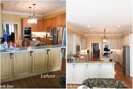 It really transformed our kitchen and we look at it almost every day still and comment on how nice it looks. Painted Cabinets Nashville Tn Before And After Photos