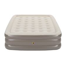 Coleman Support Rest Queen Plus Air Bed With Pump Support Lock Reinforced Construction Lets You Enjoy A More Air Bed Coleman Air Mattress Air Mattress Camping